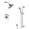 Chrome Shower System with 6